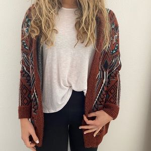 Knit Sweater with Hood